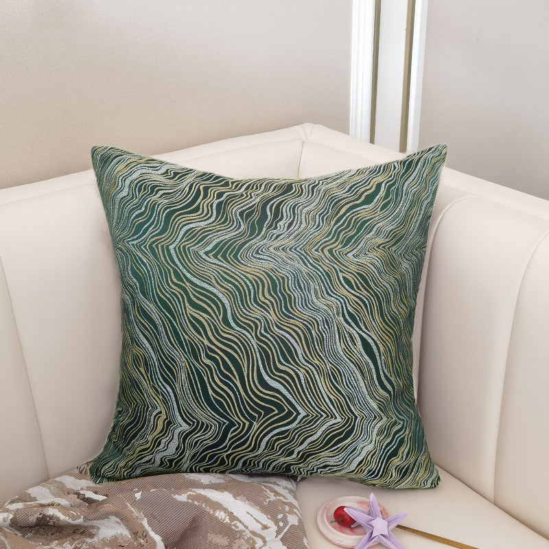 Funda de cojines decorativos de 45x45 cm, funda de almohada, cojín de sofá de terciopelo nórdico, azul, para jardín, almohadas, decoración, hogar, habitación, tela para exteriores