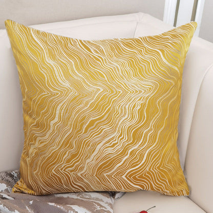 Funda de cojines decorativos de 45x45 cm, funda de almohada, cojín de sofá de terciopelo nórdico, azul, para jardín, almohadas, decoración, hogar, habitación, tela para exteriores