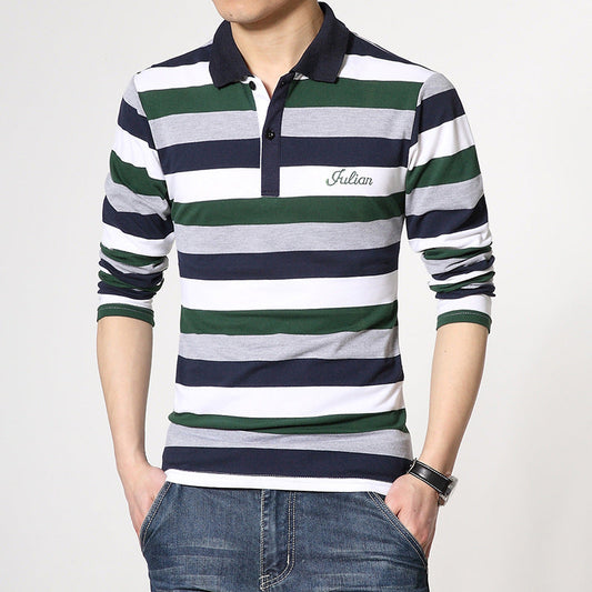 Mode masculine grande taille automne décontracté manches longues