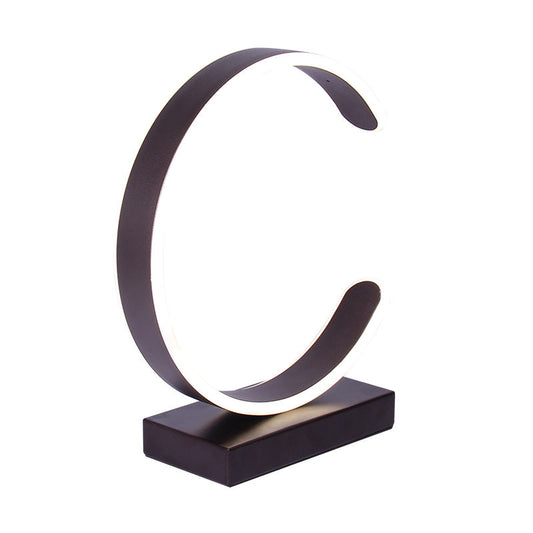 Lampe de table de chevet chaude pour chambre à coucher nordique