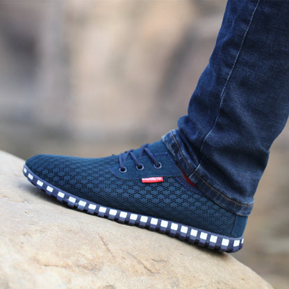 Chaussures de sport décontractées polyvalentes en maille respirante pour hommes