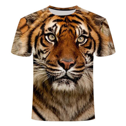 Lion Anime 3d Printed T-shirt