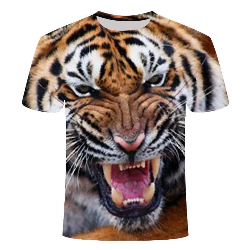 Lion Anime 3d Printed T-shirt