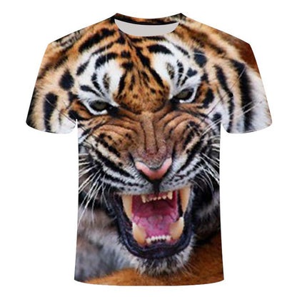 Lion Anime 3d Printed T-shirt