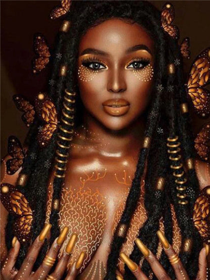 Diamond Painting New Product African Woman Rhinestone Diamond Embroidery