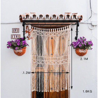 Hot-selling Door Curtain Tapestry Bohemian Style Handmade Cotton Woven