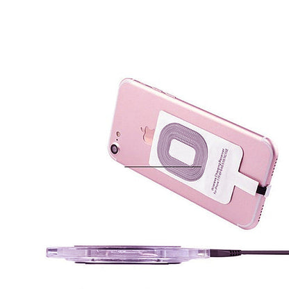 Compatible con Apple, receptor de carga inalámbrica para teléfono móvil