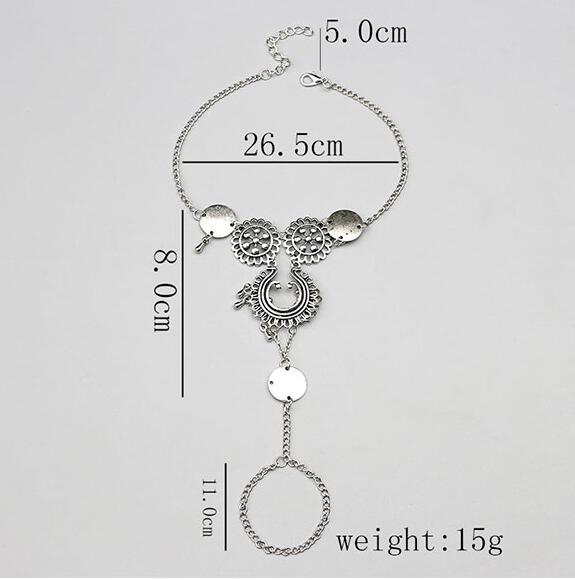 Bohemian Jewelry Antique Silver