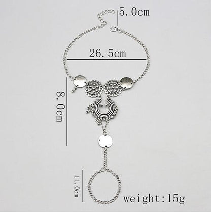 Bohemian Jewelry Antique Silver