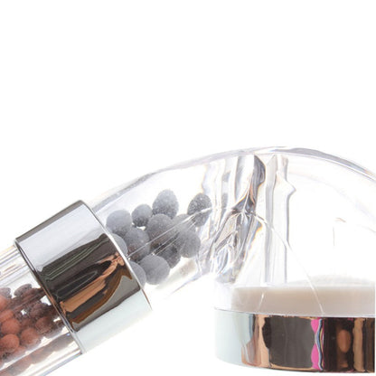 1Pcs Transparent Handheld Water-saving Bath Shower Nozzle Sprinkler Sprayer Filter