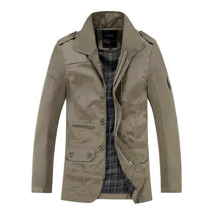 Gabardina de hombre de talla grande