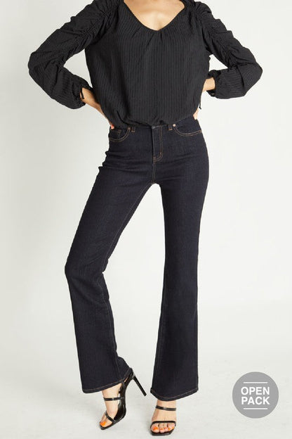HIGH-RISE basic 5-pocket BOOTCUT Denim