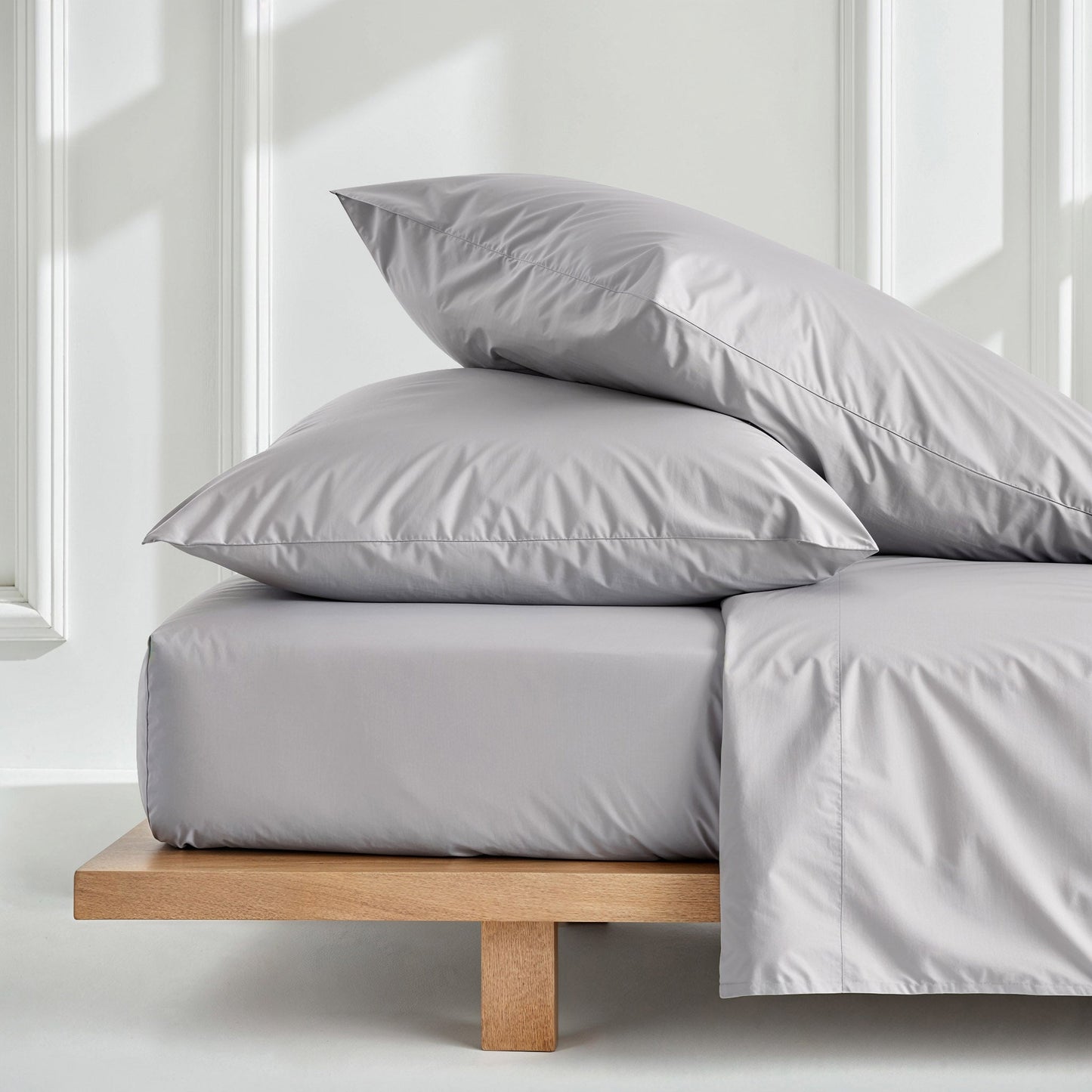 Parure de taies d'oreiller en satin de luxe australien