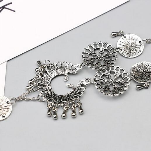 Bohemian Jewelry Antique Silver