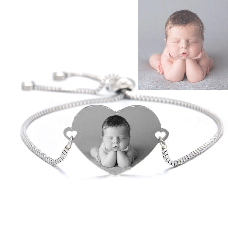 Pulsera telescópica de corazón DIY