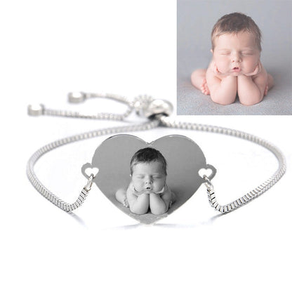 Pulsera telescópica de corazón DIY