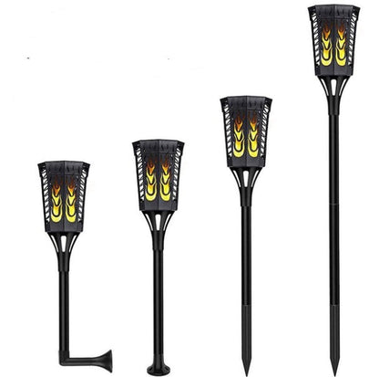 Lampe Torche Solaire Anti-Vraie Flamme 96 LED