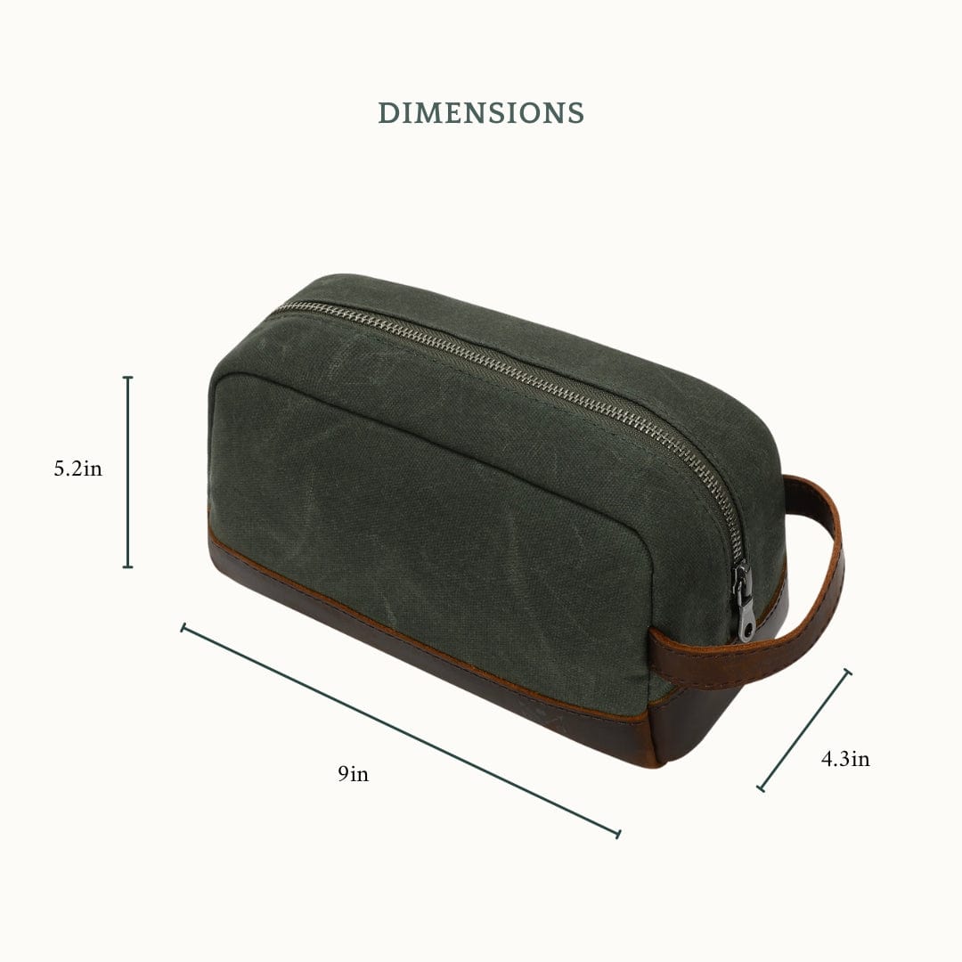 Trousse de toilette en toile