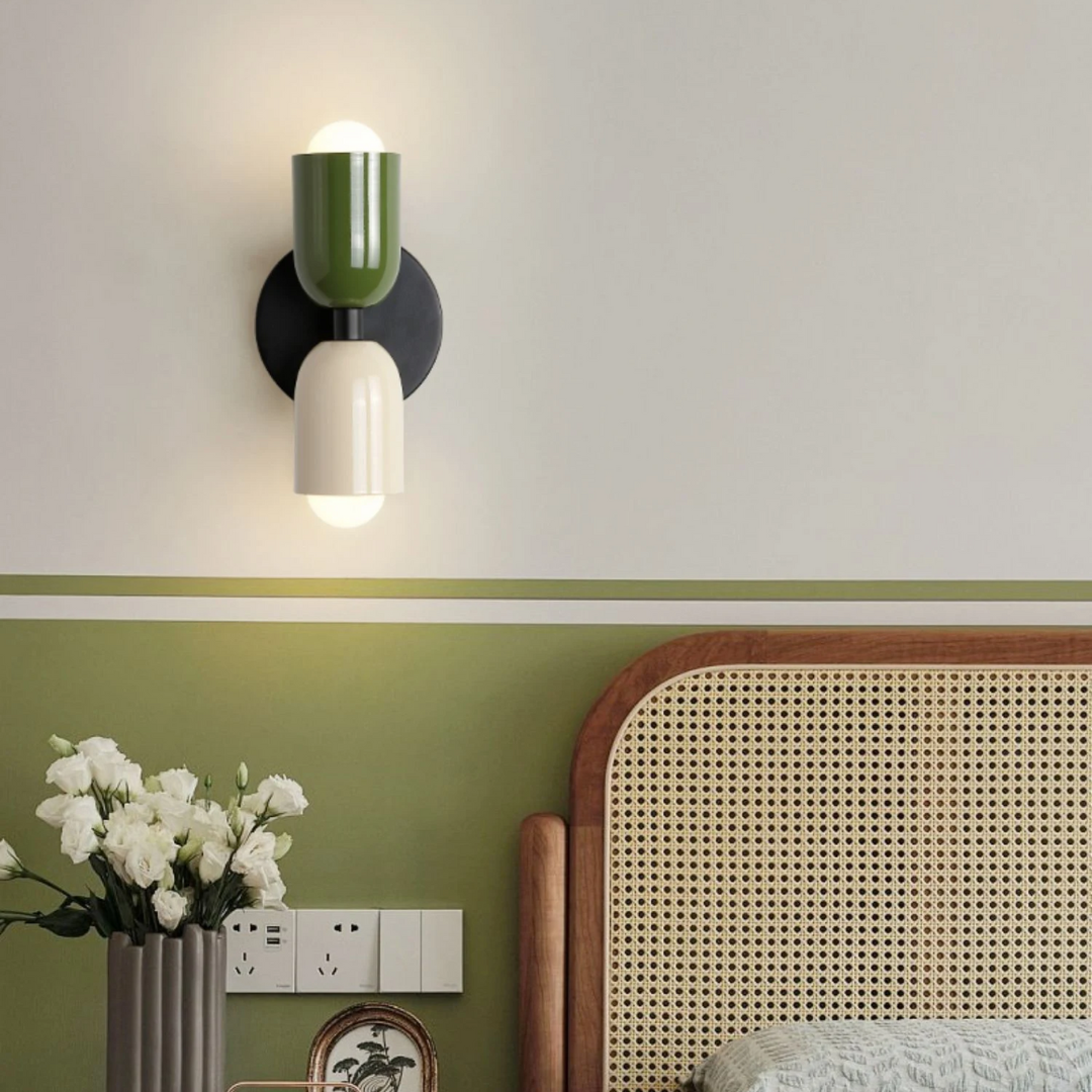 Modern Minimalist Cylinder LED Wall Sconce Iron Indoor Wall Light