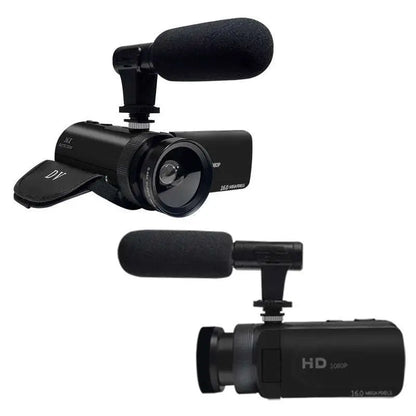 16MP HD Digital Camera with External Microphone