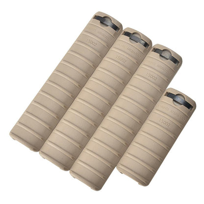 4 piezas/set Cubiertas de riel KAC de nailon
