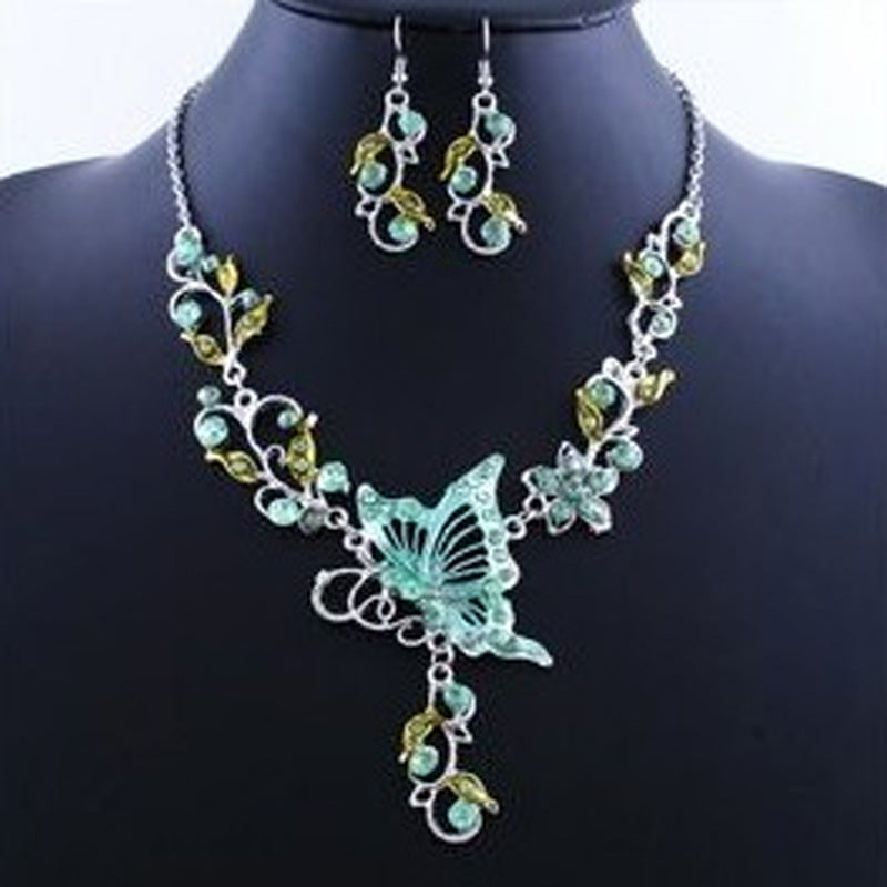 Dielian Flower Necklace Jewelry