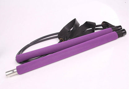 Bandes de résistance de yoga Crossfit, corde de traction pour exercices, barre de Pilates portable pour entraînement en salle de sport, bandes élastiques