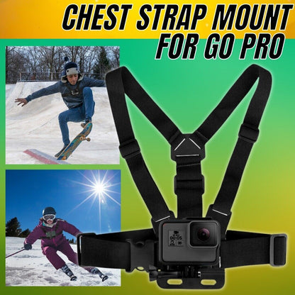 Chest Harness Body Strap Mount – Adjustable Phone & GoPro Holder