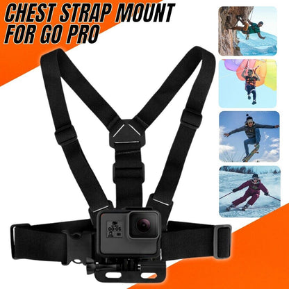 Chest Harness Body Strap Mount – Adjustable Phone & GoPro Holder