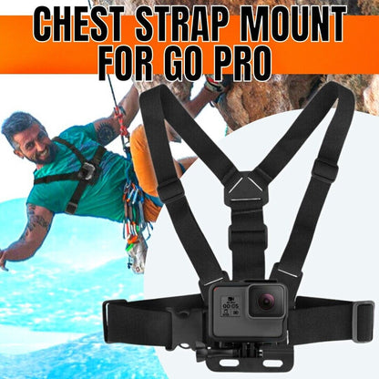 Chest Harness Body Strap Mount – Adjustable Phone & GoPro Holder