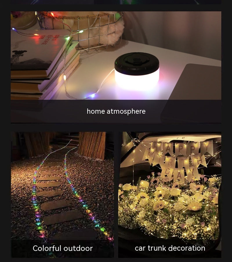 Linterna de camping recargable LED para exteriores