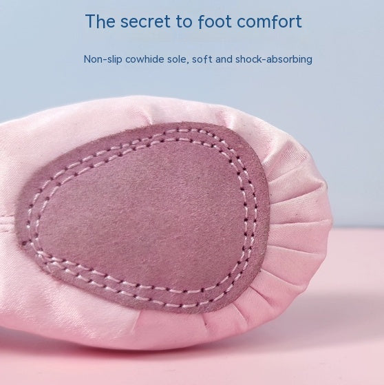 Chaussures de danse pour enfants, chaussures d'entraînement à semelle souple, pour filles