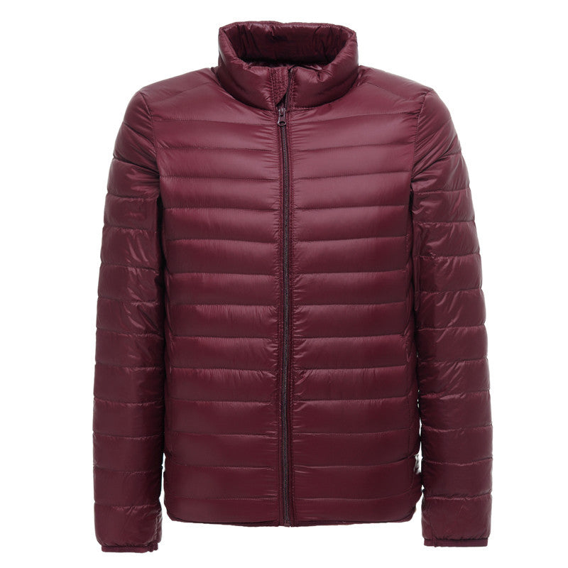 Doudoune légère pour homme Col montant Grande taille