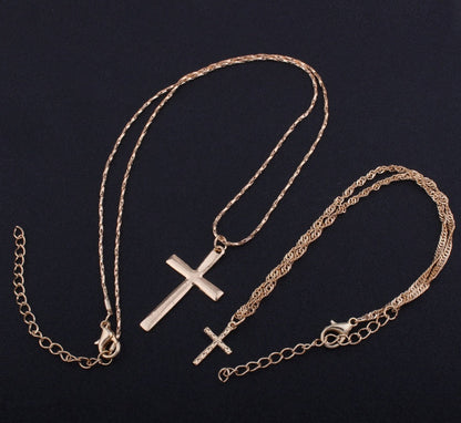 Pendentif classique neuf tendance, cadre pédagogique, collier ras du cou, bijoux, deux ensembles de produits