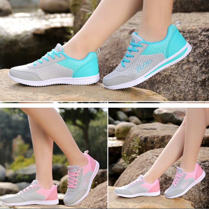 Nouvelles chaussures grande taille femme printemps été 2021, chaussures plates décontractées femme, chaussures de sport, chaussures femme tendance en gros