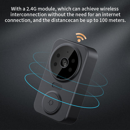 Wireless Video Doorbell – 4.3" Screen, HD Camera, Two-Way Audio & Night Vision