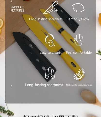 Stainless Steel Yellow Household Fruit Cutting Machine Kitchen Peel Knife Melon Portable