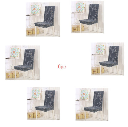 Funda de silla para el hogar, funda de silla de hotel, funda de silla para paquete, funda de silla elástica siamesa, funda de silla de oficina para ordenador