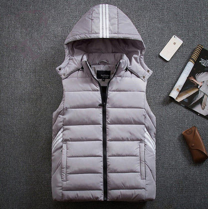 Men's plus size vest thick down cotton vest