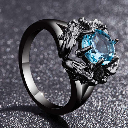 Vintage alloy set topaz jewelry