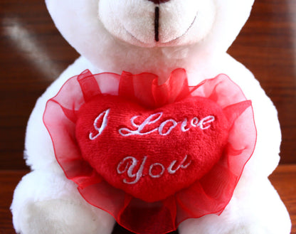 Love Colorful Luminous Bear Recording Hug Plush Toy Doll Birthday Gift