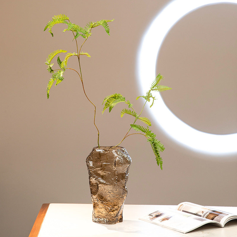 Florero de vidrio creativo de estilo europeo para decoración del hogar