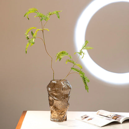 Florero de vidrio creativo de estilo europeo para decoración del hogar