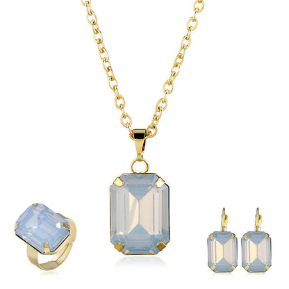 Bijoux de mariée Ensemble de bijoux européens et américains