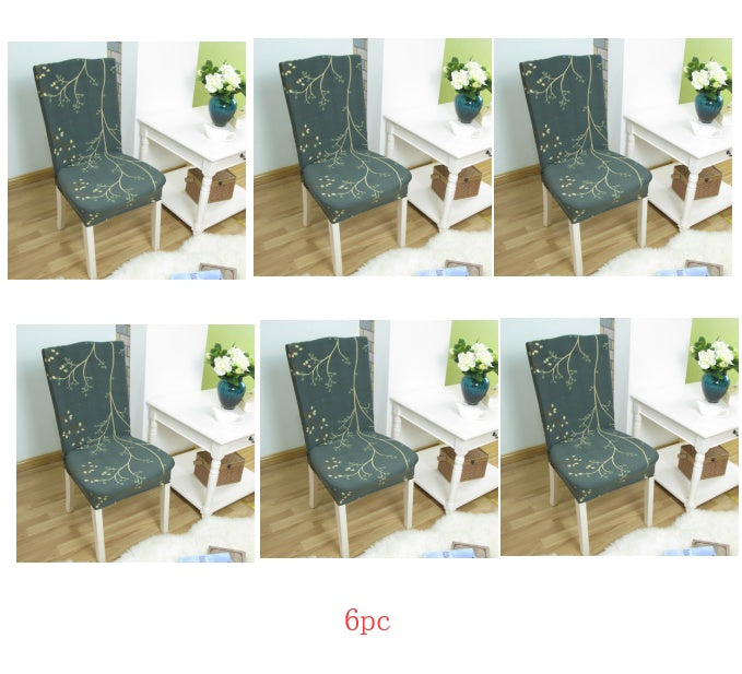 Funda de silla para el hogar, funda de silla de hotel, funda de silla para paquete, funda de silla elástica siamesa, funda de silla de oficina para ordenador