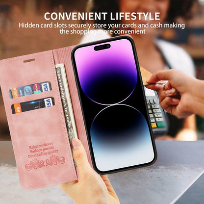 Funda Protectora de Cuero para Teléfono Móvil con Ranuras para Tarjetas