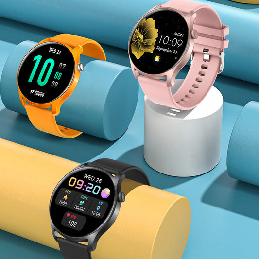 Reloj inteligente Bluetooth para la medición de la frecuencia cardíaca y la presión arterial