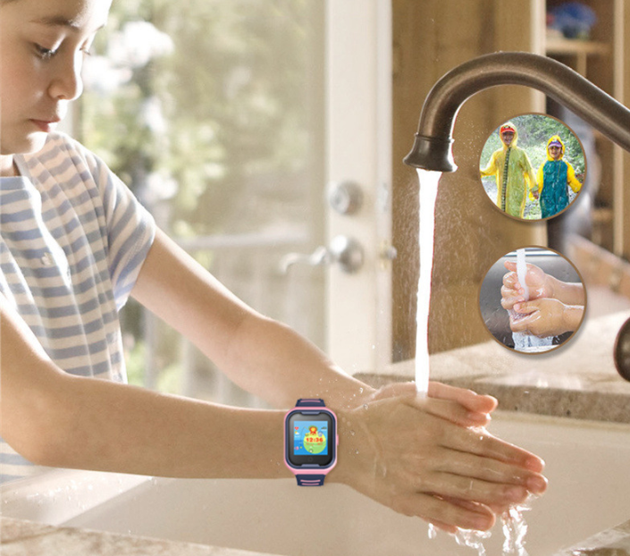 Torntisc Montre Intelligente pour Enfants SOS Anti-perte Bébé 4G Carte SIM GPS WIFI Appel Localisation LBS Suivi Smartwatch