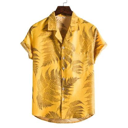Men Short Sleeved Beach Apparel