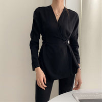 Women's V-Neck Knit Top